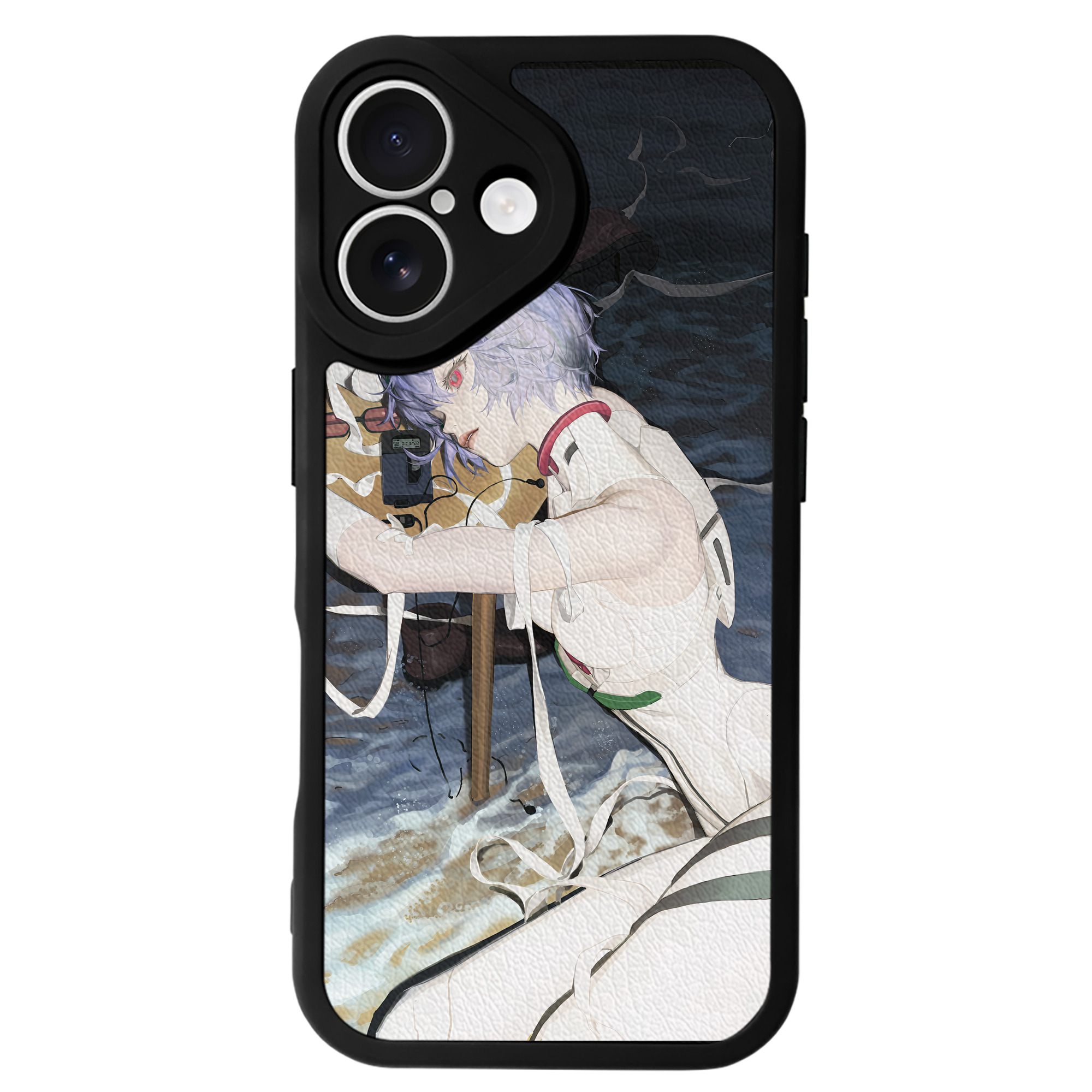（画像用） EVA 新世紀エヴァンゲリオン 【iPhone 16シリーズ対応】シリコンスマホケース（レザー調） 材質：シリコン